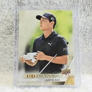 5/$20 Mint 2024 UD Canvas Justin Suh Golf Card C-30!!